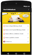 How To Write Book ภาพหน้าจอ 1