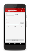 برنامه‌نما Random Numbers Generator عکس از صفحه