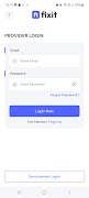 برنامه‌نما Fixit Provider App عکس از صفحه