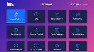 برنامه‌نما TREX OTT عکس از صفحه