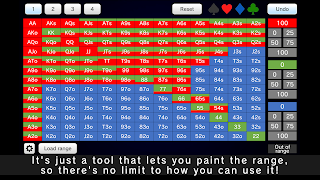 Poker Range Painter screenshot 5