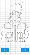 How to draw Kakashi स्क्रीनशॉट 7