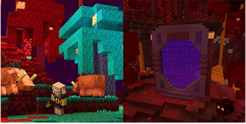 Way of the Nether Map for Minecraft syot layar 1