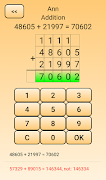 برنامه‌نما Math. Addition, subtraction. عکس از صفحه