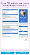 6 Schermata CV Maker, Resume Builder - PDF