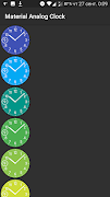 Material Analog Clock screenshot 3