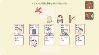 3 Schermata 神経衰弱 パート2『動詞の活用編』