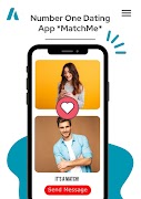 MatchMe - Chat Dating App स्क्रीनशॉट 1
