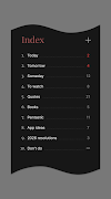 Pentastic - Minimal Todo Lists تصوير الشاشة 3