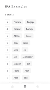 1 Schermata French IPA Dictionary