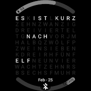 Word Clock Face 海报