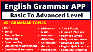 ENGLISH GRAMMAR IN HINDI ภาพหน้าจอ 3