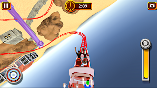 Roller Coaster Train Adventure captura de pantalla 1