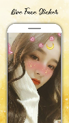 Live face sticker sweet 截图 2