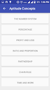 Aptitude Math Concepts syot layar 2