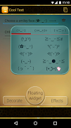 Cool Text - Floating Widget captura de pantalla 2