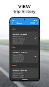 برنامه‌نما سرعت سنج GPS عکس از صفحه