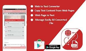 Web to text Converter : web reader screenshot 3