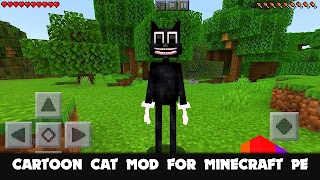 Cartoon Cat Mod for Minecraft ポスター