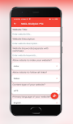 HTML Web Meta Analyzer Creator اسکرین شاٹ 4