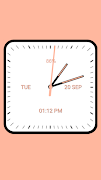برنامه‌نما Analog Clock Square عکس از صفحه
