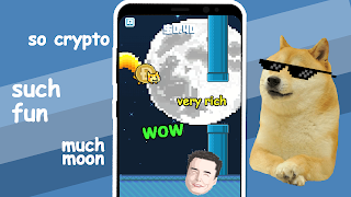 برنامه‌نما Flappy Dogecoin عکس از صفحه