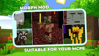 Morph Mod for Minecraft PE ภาพหน้าจอ 3