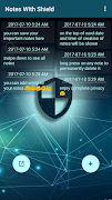 Notes with Shield imagem de tela 6