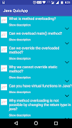 Java Quiz offline App スクリーンショット 2