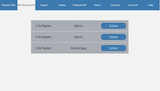 Simple CMS captura de pantalla 1