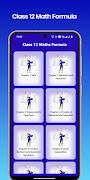 Class 12 Math Formula Cartaz