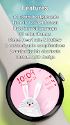 Easter Magic Premium Watchface 스크린샷 1