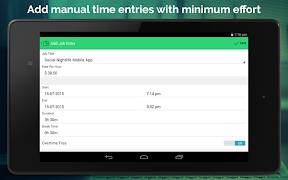 Work Hours Tracking & Billing تصوير الشاشة 7
