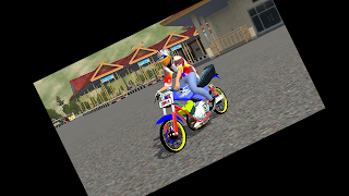 Mod Bussid Motor Drag Balap پوسٹر