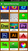 Keyboard Shortcut Keys (All in screenshot 1