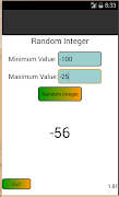 Random Integer Generator 海报