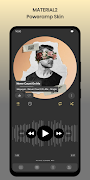 Material2 PowerAmp v3 Skin اسکرین شاٹ 2