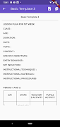 Lesson Notes Template Ekran Görüntüsü 3