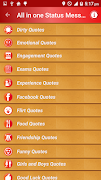All Status Messages & Quotes screenshot 2
