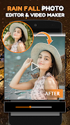 برنامه‌نما Rainfall Photo Editor & Video Maker عکس از صفحه