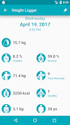 Weight Logger Screenshot 1