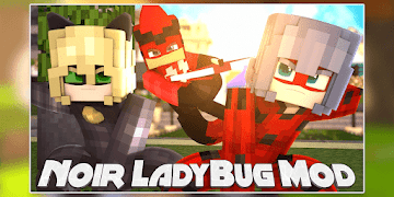 Noir LadyBug Mod pour Mcpe স্ক্রিনশট 1