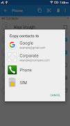 Copy Contacts captura de pantalla 3