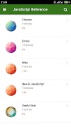 برنامهنما JavaScript Reference عکس از صفحه