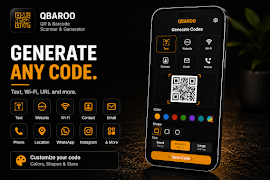 QBAROO QR Scanner & Generator تصوير الشاشة 1