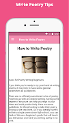 How to Write Poetry screenshot 5