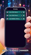 برنامه‌نما Effects Voice Changer عکس از صفحه