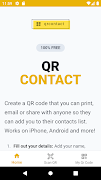 QR Contact Saver スクリーンショット 2