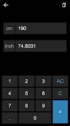 inch cm converter Ekran Görüntüsü 3