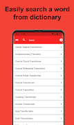 برنامه‌نما Electronics Dictionary عکس از صفحه